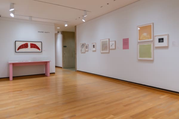 Storywork: The Prints of Marie Watt from the Collections of Jordan Schnitzer and His Family Foundation (February 11–July 30, 2023) at the Herbert F. Johnson Museum of Art, Cornell University, Ithaca, NY, Photo: David O. Brown.