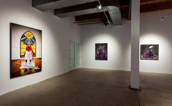 Installation view of Mary Sibande: Unhand Me, Demon!, Kavi Gupta | Washington Blvd., Chicago, 2021