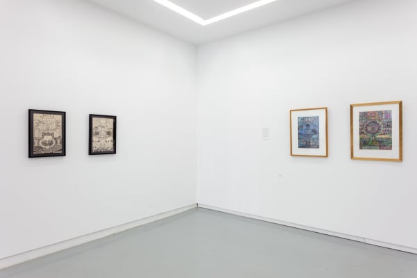 Wadsworth Jarrell and Gerald Willaims: Works on Paper, 2021, Kavi Gupta | 219 N. Elizabeth St. (Installation view)