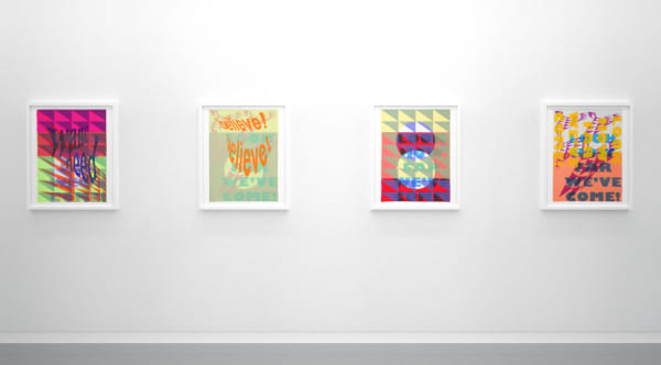 Jeffrey Gibson, BELIEVE! BELIEVE! (virtual installation view), 2020