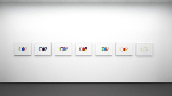 Beverly Fishman, Studies on Relief (virtual installation view), 2020