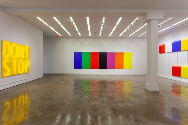 Deborah Kass: Painting and Sculpture (installation view), 2020, Kavi Gupta | Elizabeth St.