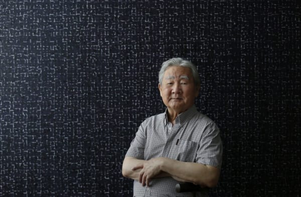 Young-il Ahn in his home in downtown Los Angeles. Photo by Francine Orr.