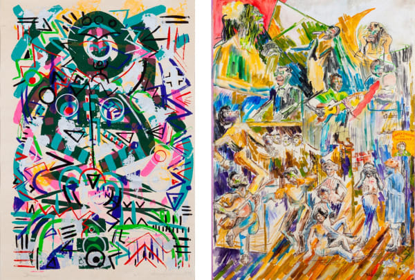 Wadsworth Jarrell and Gerald Williams, Works on Paper