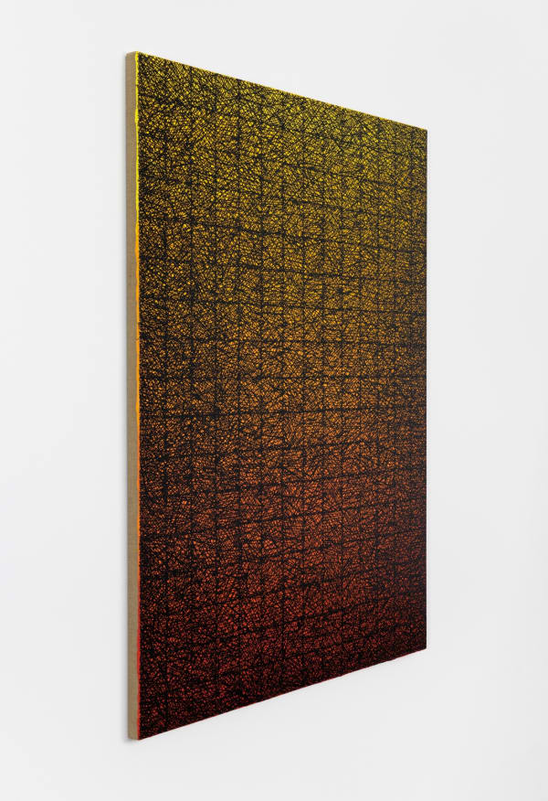 Brooklin Soumahoro Untitled (Energy Field Painting), 2021 Oil on linen 68 x 56 x 2 in 172.7 x 142.2 x 5.1 cm