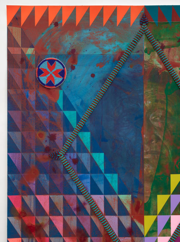 Jeffrey Gibson, Chief Black Coyote, 2021