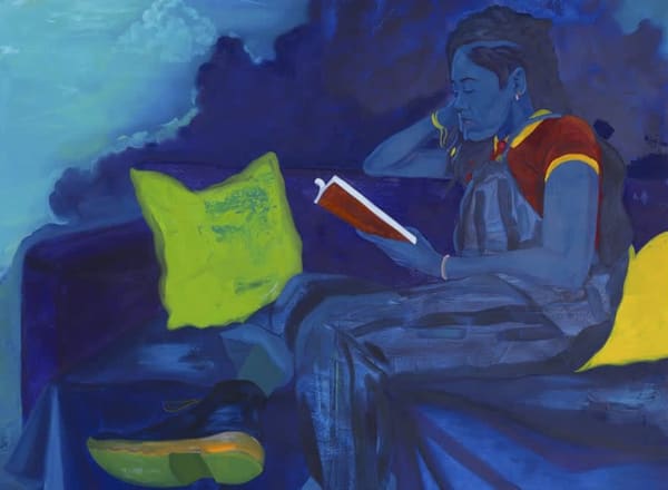 Blue Sugar baby (Moses in Blue) by Dominic Chambers Dominic Chambers