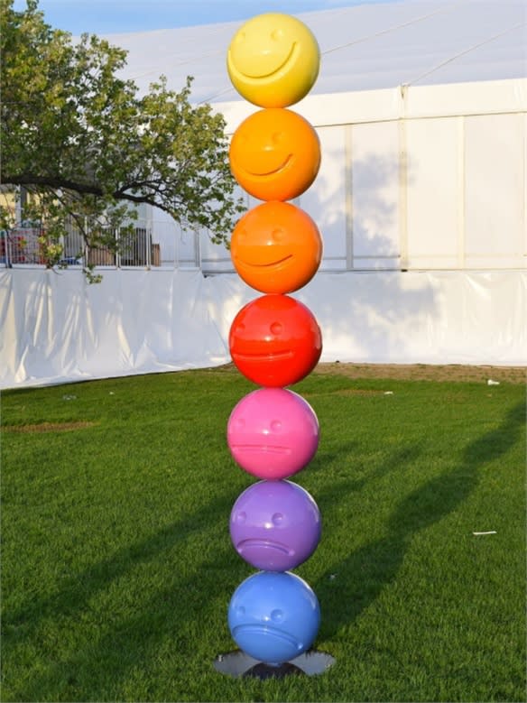 Tony Tasset, Mood Sculpture, 2018 at Frieze New York 2018