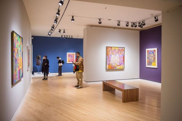 An installation view of the show at Crystal Bridges. Photographer: Stephen Ironside
