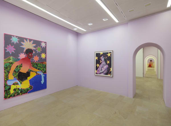 Installation view of "With All The Rage" at Kunstpalais Erlangen, 2021.