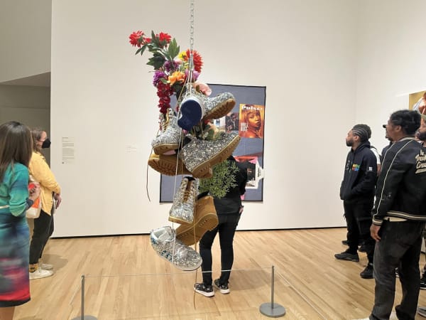 Devan Shimoyama, Cloud Break, 2022. Photography by Grace Hebron