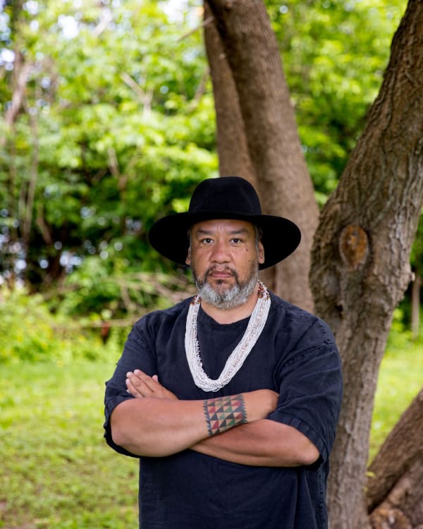 Jeffrey Gibson. Photo: Brian Barlow / courtesy of the Institute of Contemporary Art San Francisco.