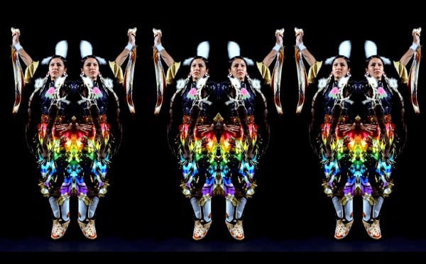 Jeffrey Gibson, Still from She Never Dances Alone, 2020