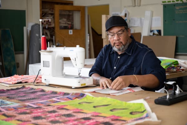Gibson at work in his studio. JOHN D. & CATHERINE T. MACARTHUR FOUNDATION