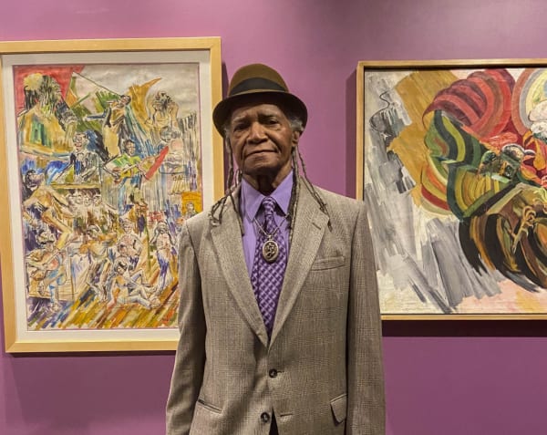 Chicago artist Wadsworth Jarrell cofounded Africobra, a black artists’ collective. Courtesy of Sean O’Toole.