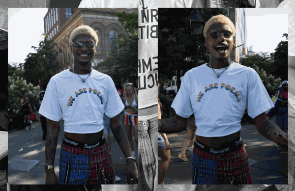 A T-shirt designed by Ugo Rondinone for the Out of Order x UkrainePride capsule collection.Photo: Jack Pierson