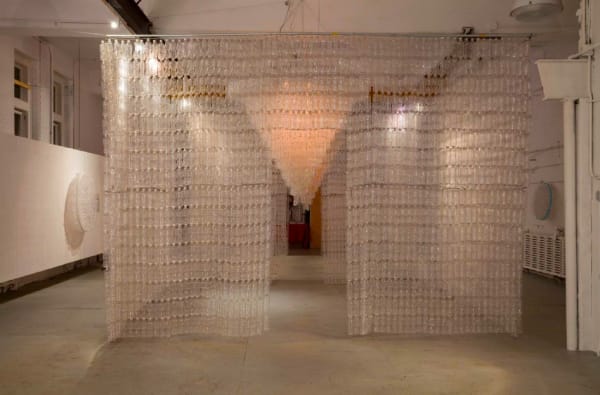 Willie Cole, From Water to Light, installation at Prospect Street Fire House, Newark, 2013