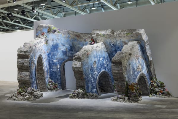 Firelei Báez, the vast ocean of all possibilities (19°36’16.9″N 72°13’07.0″W / 41°30’32.3″N 81°36’41.7″W) (2022). Courtesy of James Cohan.