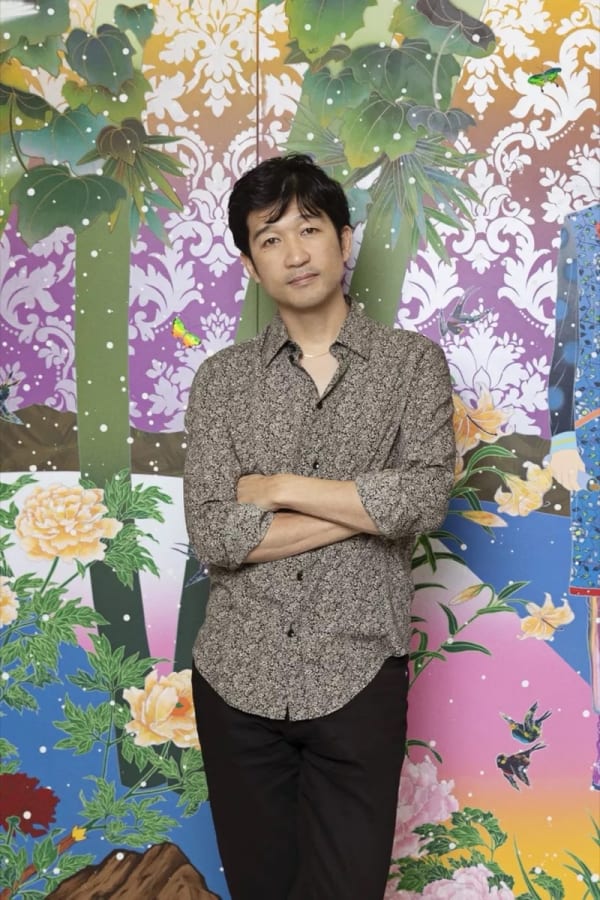 Portrait of Tomokazu Matsuyama in his studio, 2022. Courtesy of the artist.