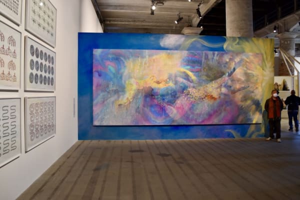 Firelei Báez, Muzidi Calabi Yau Space (or a matter of navigation), 2022. Photo courtesy of Ben Davis & ArtNet News