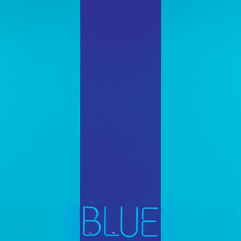 Deborah Kass, Who Blue Who, 2014.