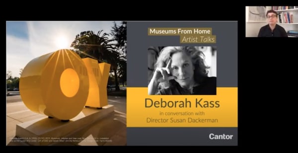 Museums From Home Artist Talks | Deborah Kass