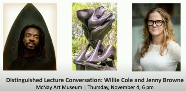 Distinguished Lecture: Willie Cole and Jenny Browne