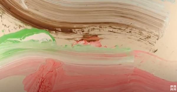 Watch Ed Clark discuss his painting "Pink Wave"