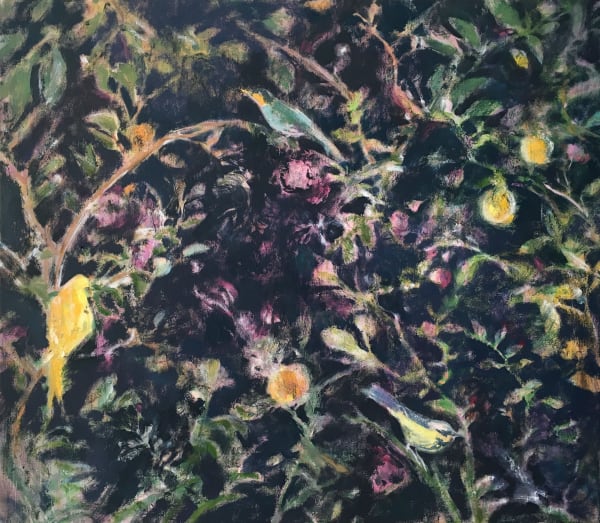 Parkenightbirds36X36Sold