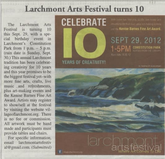 Larchmont Arts Festival turns 10