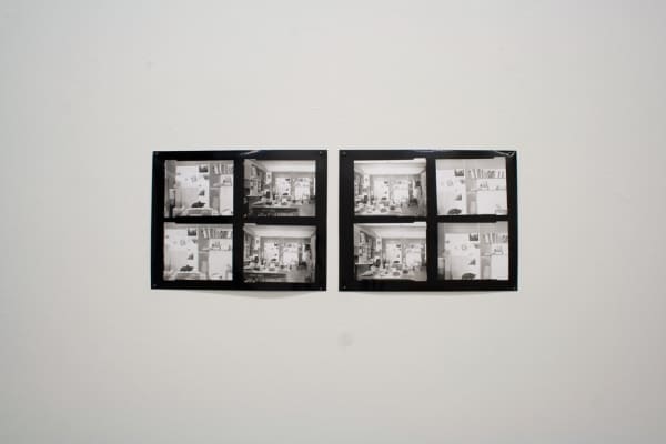 GERARD BYRNE, 14 CONTACT SHEETS TESTING CAMERAS, FILM, DEVELOPMENT TIME, ECT, 2013