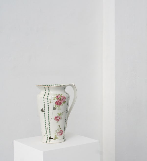 Jug, ceramic & glue, 32 x 25 x 16 cm