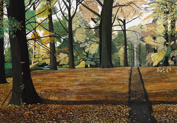 STEPHEN LOUGHMAN, AUTUMN IN THETFORD CHASE, AFTER MISS K.E SEWELL, DISS W.I, 2016