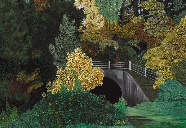 STEPHEN LOUGHMAN, TUNNEL OF SECRETS, AFTER LYNNE WARRY, CALDICOT W.I., 2016