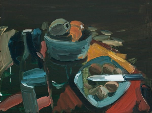 ANNA BJERGER, STILL LIFE WITH KNIFE, 2012