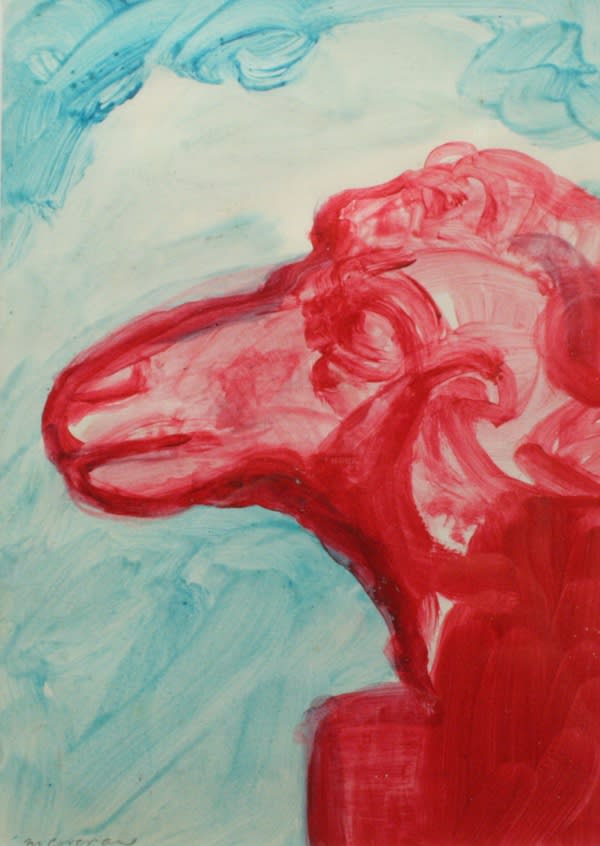 MARGARET CORCORAN, RED PROTECTOR, 1980