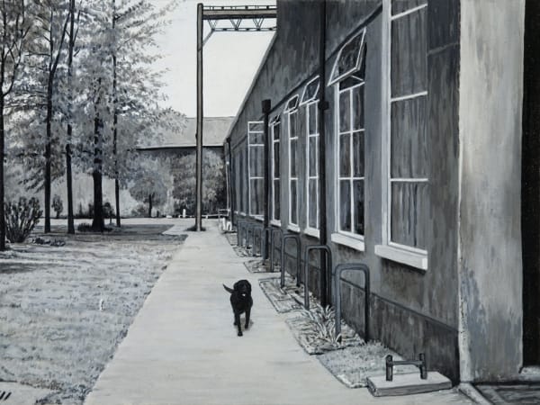 STEPHEN LOUGHMAN, GIBSON'S DOG, 2009