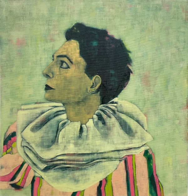 Sara Berman Clown 2 2023 Oil On Linen 85 X 80 Cm 33 1 2 X 31 1 2 In Sab 0141