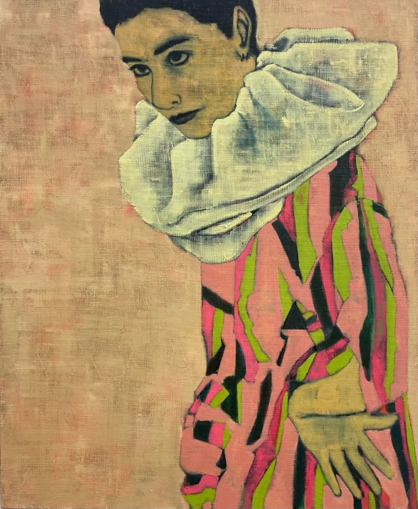 Sara Berman Clown 3 2023 Oil On Linen 80 X 65 Cm 31 1 2 X 25 5 8 In Sab 0138