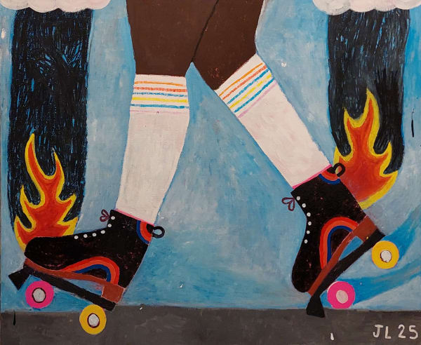 Joachim Lambrechts - Black Rainbow Rollerblades, 2025