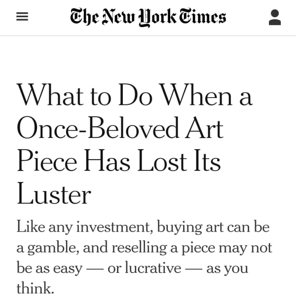 What to Do When a Once-Beloved Art Piece Has Lost Its Luster
