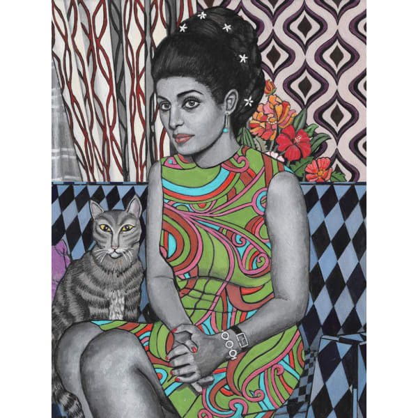 Only the Sound Remains (Portrait of Ramesh), 2021. © Soheila Sokhanvari. Courtesy of the artist and Kristin Hjellegjerde gallery