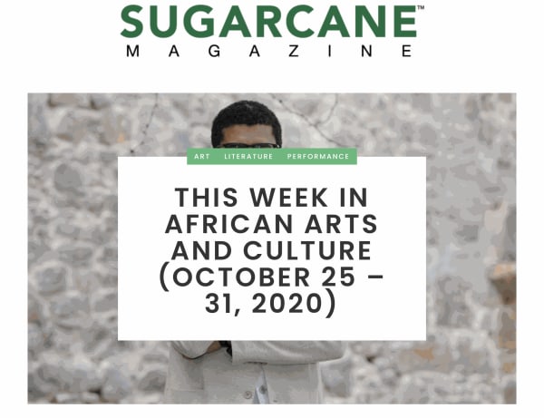 THIS WEEK IN AFRICAN ARTS AND CULTURE (OCTOBER 25 – 31, 2020)