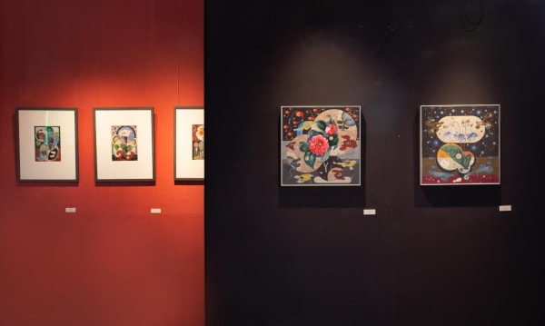 Five paintings by Colin Brown.
