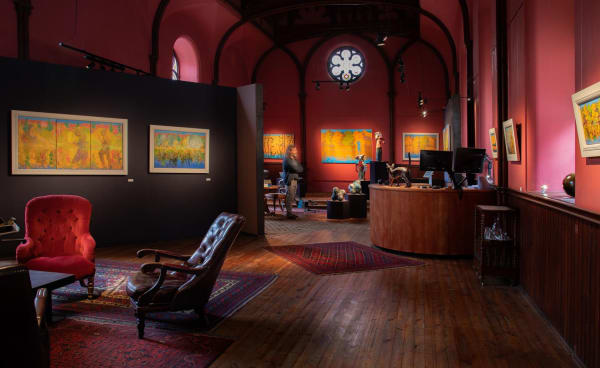Algonquin exhibition - work inspired by Tom Thomson and Canada by Scottish artist Allan MacDonald, Kilmorack Gallery September 2021