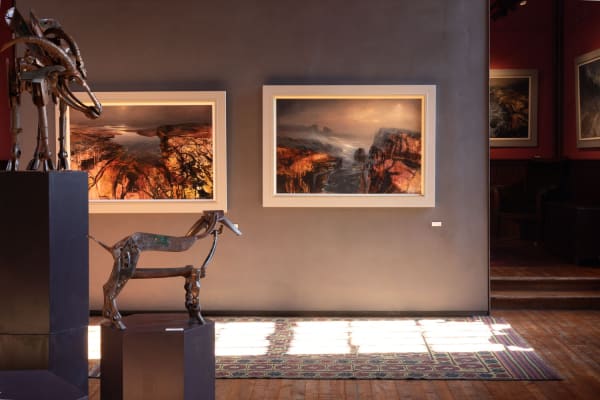 Beth Robertson Fiddes With Goats And Sun