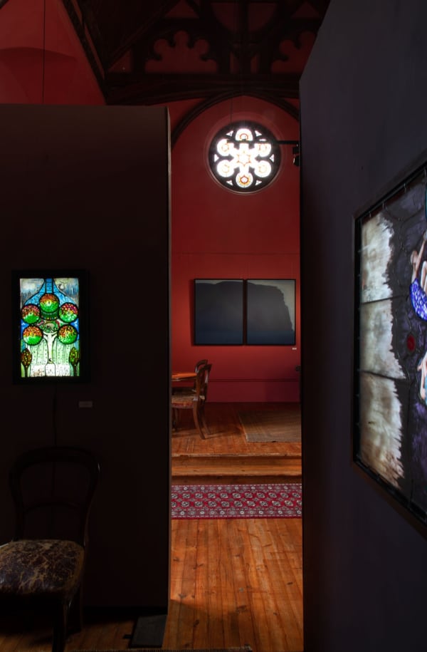 Looking through from Pinkie Maclure's work. August 2022