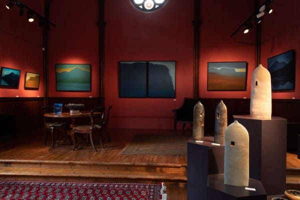 The stage, Jane MacNeill exhibition, August 2022