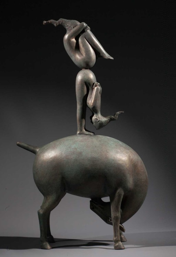 Eoghan Bridge The Edge of Reason, 2015 ceramic 66cm high