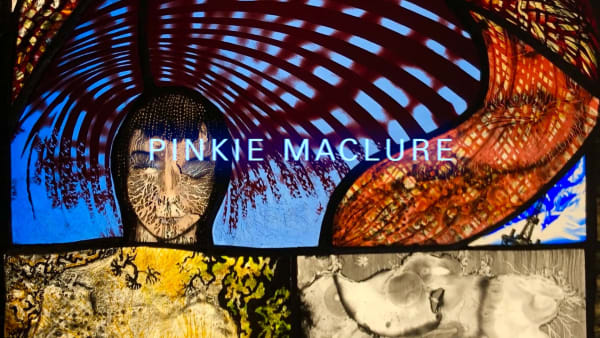 X-Ray Eye and The Cailleach | PINKIE MACLURE, Stained glass lightboxes by Pinkie Maclure